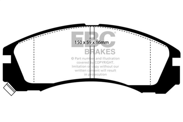 EBC Redstuff Front Brake Pads for 91-96 Dodge Stealth 3.0 2WD