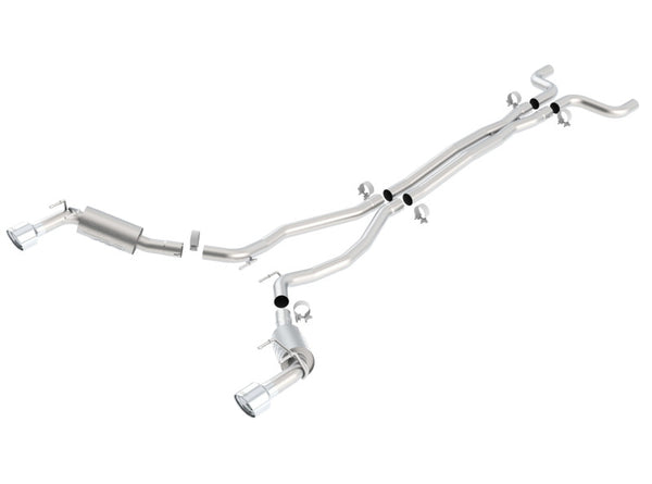 Borla Catback Exhaust for 2010-2013 Chevy Camaro SS 6.2L V8 - Aggressive Sound
