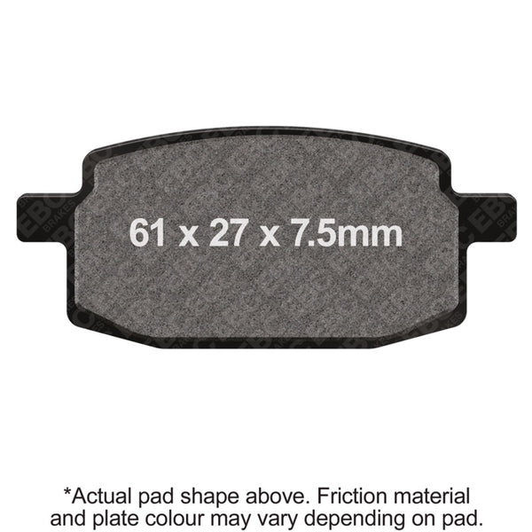 EBC 02-05 Yamaha Zuma 50 2T Front Left FA-SFA-X Brake Pads