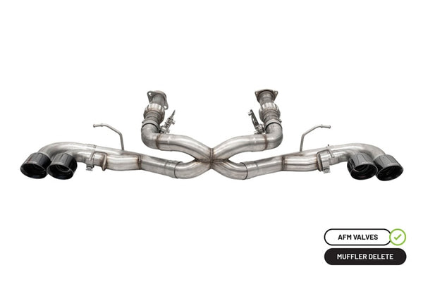CORSA Performance 2020-2025 Corvette C8 3in Xtreme Cat-Back Exhaust with Quad Tips