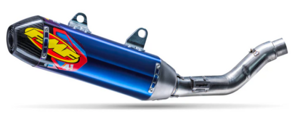 FMF Racing Anodized Titanium Factory 4.1 RCT Slip-On Muffler for 25+ Kawasaki KX250F