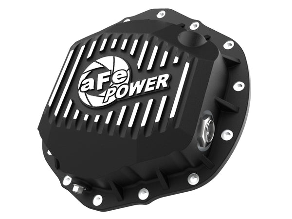 aFe Pro Series Rear Differential Cover for 2020 Chevrolet Silverado 2500 HD - Black with Machined Fins