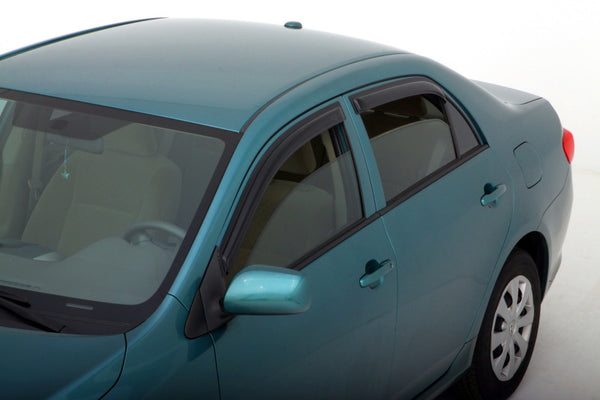 AVS Ventvisor Window Deflectors Smoke 4pc for 20092013 Toyota Corolla