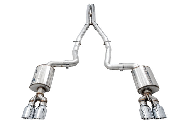AWE Tuning Touring Edition Non-Resonated Catback Exhaust - 2015+ Dodge Challenger 6.4L/6.2L