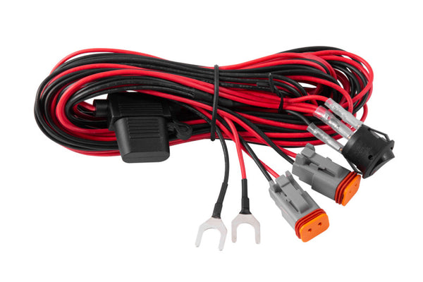 Diode Dynamics Dual Output Light Bar Wiring Harness - Light Duty