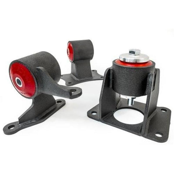 Innovative Mounts 2003 Acura CL J-Series Black Steel Engine Mounts with 75A Bushings