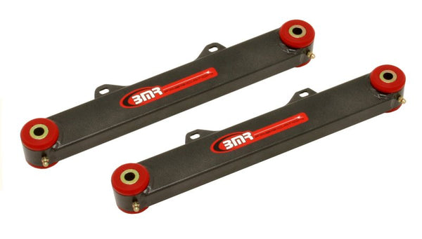 BMR Rear Non-Adjustable Toe Rods for 2010-2015 5th Gen Camaro - Polyurethane, Black Hammertone