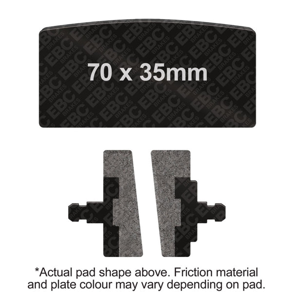EBC 76-80 BMW R 60/7 Single Rotor Front Left/Right FA-SFA-X Brake Pads