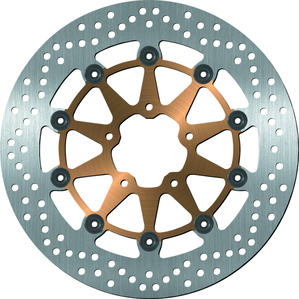 BikeMaster Slot & Drilled Brake Rotor for Suzuki GSX-R1000 (2001-2002), GSX-R600 (1997-2003), GSX-R750 (1996-2003), GSX1300R Hayabusa (1999-2007)