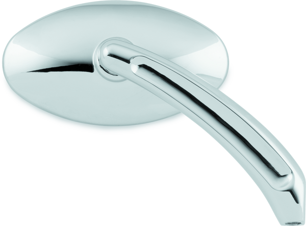 Bikers Choice Chrome Oval Side Mirrors Custom Pair for 65-Up Models