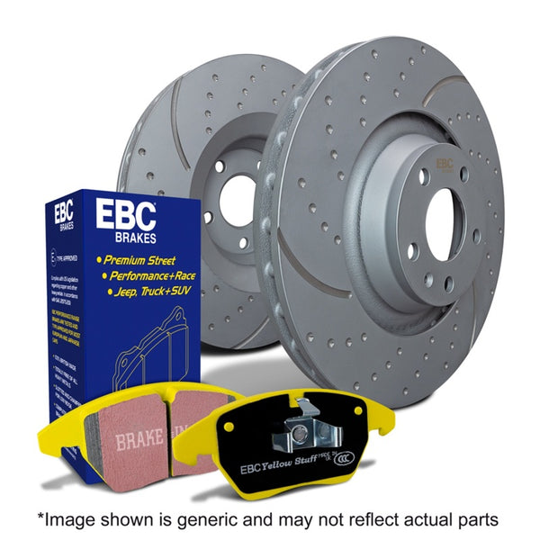 EBC S5 High-Performance Brake Pad and Rotor Kit