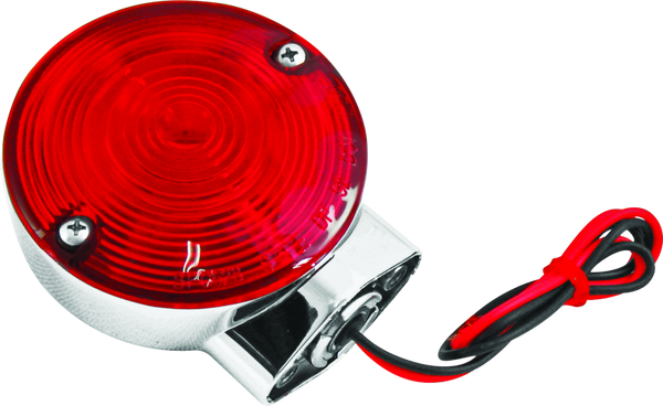 Bikers Choice 86-99 FLT FLST FXRT 2 Filament Turn Signal Lamp W/Red lens Replaces H-D 68400-86