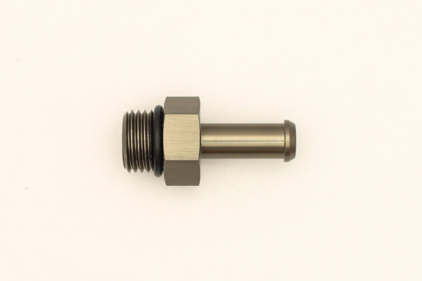DeatschWerks 6AN ORB Male to 5/16in Single Barb Fitting with O-Ring
