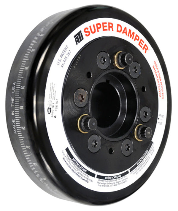 ATI Crankshaft Damper 7.07in Aluminium 6-Groove - Toyota Supra JZ80 (1994-1998)
