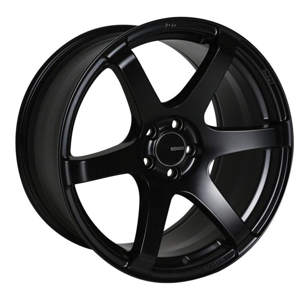 Enkei T6S Matte Black Wheel - 18x8, 35mm Offset, 5x114.3 Bolt Pattern