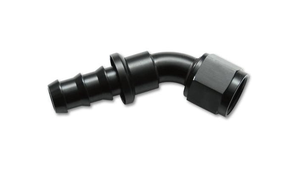 Vibrant Push-On 30 Degree Hose End Elbow FittingSize -4AN
