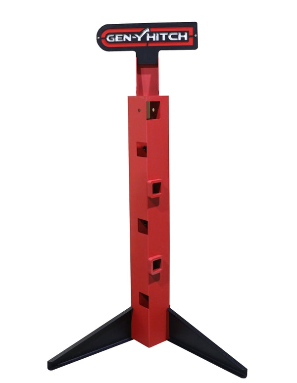 Gen-Y Vertical Hitch Display Stand with Monitor Bracket - 6 Slot (Display Only)