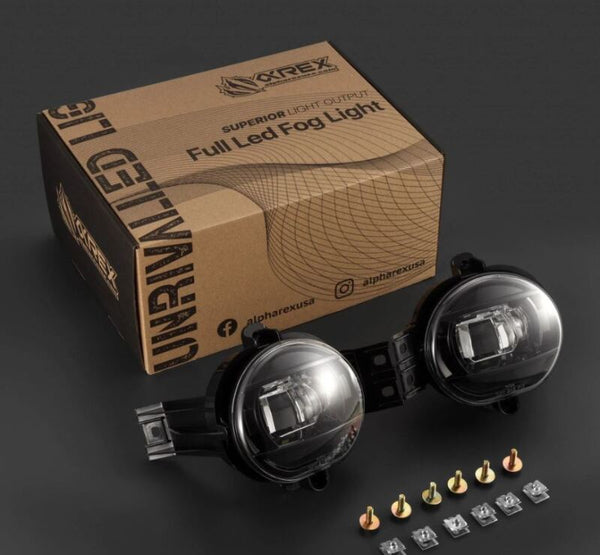 AlphaRex Dual Color LED Projector Fog Lights for Dodge Ram 1500 (2002-2008) / Ram 2500/3500 (2003-2009)