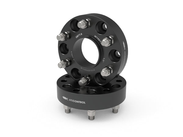 aFe CONTROL Billet Aluminum Wheel Spacers 6x5.5mm / CB 77.8mm / 1.5in - 19-25 RAM 1500