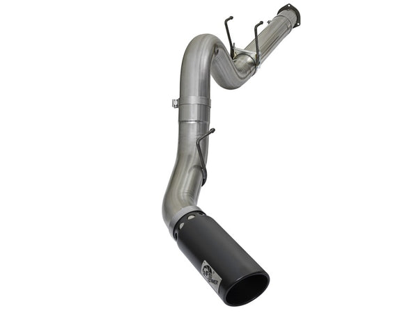 aFe Large Bore-HD 5in DPF Back Exhaust System for 2017 Ford Diesel Trucks V8 6.7L