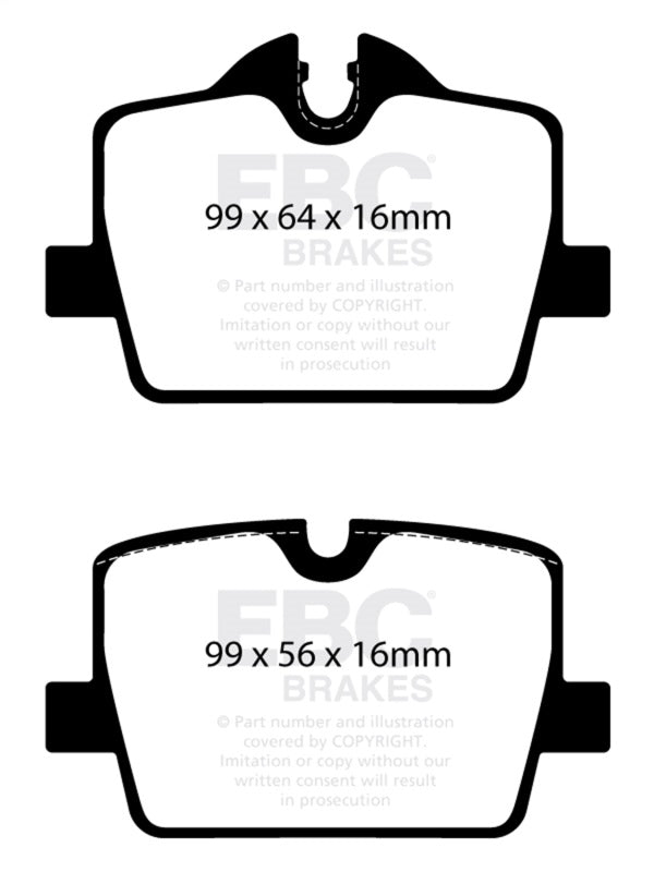 EBC Bluestuff NDX Rear Brake Pads for 2019+ BMW Z4 G29 2.0T