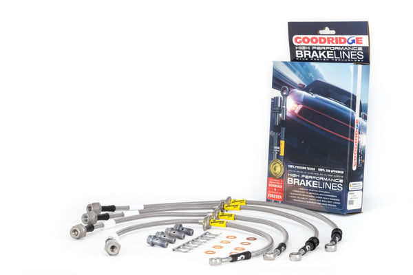 Goodridge Stainless Steel Brake Line Kit for 17-20 Honda Civic Si