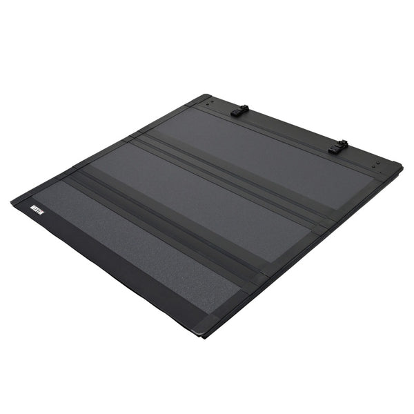 Westin 20-23 Chevrolet/GMC Rail Caps 2500HD 6ft. 7in. Bed Hard Tri-Fold Tonneau Cover - Black