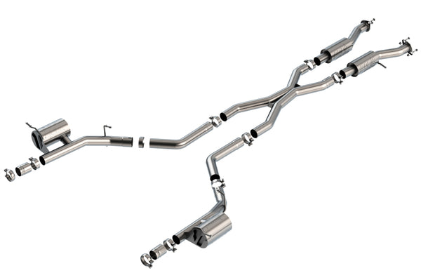 Borla ATAK Cat-Back Exhaust System for 2021+ Dodge Durango SRT Hellcat 6.2L V8 AWD - Reuse Factory Tips
