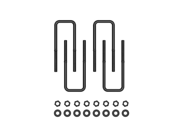ICON 9.5in Rear U-Bolt Kit for Chevrolet Silverado 1500 (2019-2023)