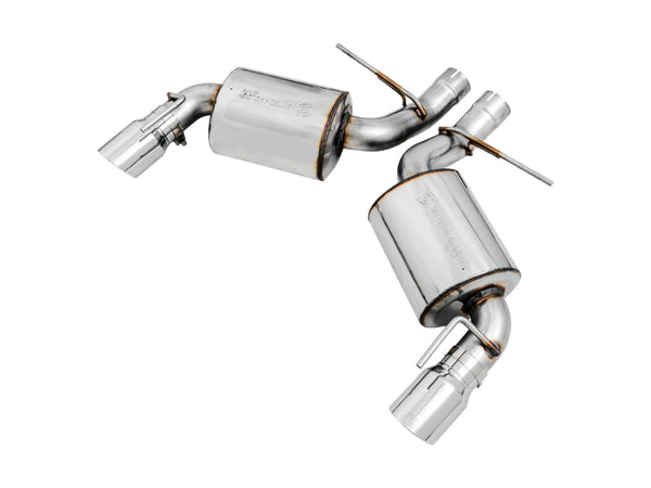 AWE Tuning Touring Edition Axle-Back Exhaust 20162018 Chevrolet Camaro SS - Chrome Silver Tips