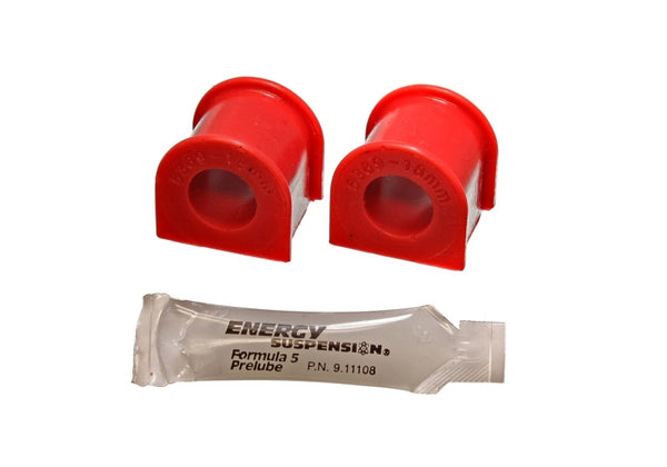 Energy Suspension 88-91 Honda Civic/CRX 18mm Front Sway Bar Bushings - Red