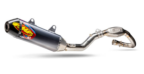 FMF Racing Kawasaki KX250F 25+ Factory 4.1 RCT Aluminum Muffler with Carbon Cap & Megabomb Header