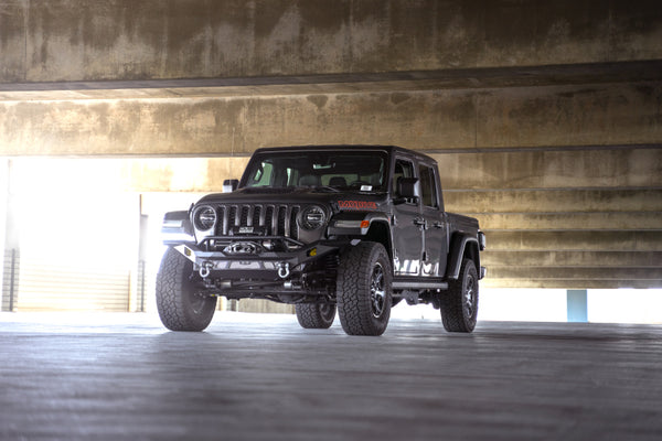 DV8 Offroad MTO Series Front Bumper for 07-18 Jeep Wrangler JK / 18-23 Wrangler JL / 20-23 Gladiator JT