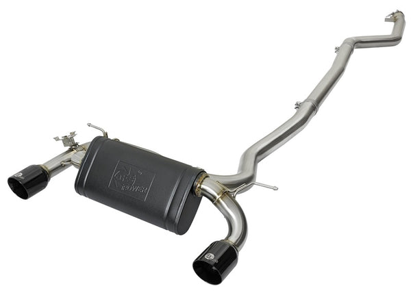 aFe MACHForce XP Cat-Back Exhaust for BMW 340i/iX & 440i/iX (F3X) 16-17 L6-3.0L B58 - Black Tips