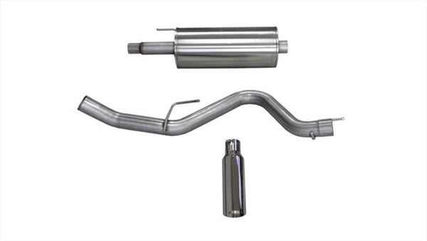 Corsa Cat-Back Exhaust System for 2015-2020 Ford F-150 5.0L V8, Single Side Exit, 4.0in Polished Tip