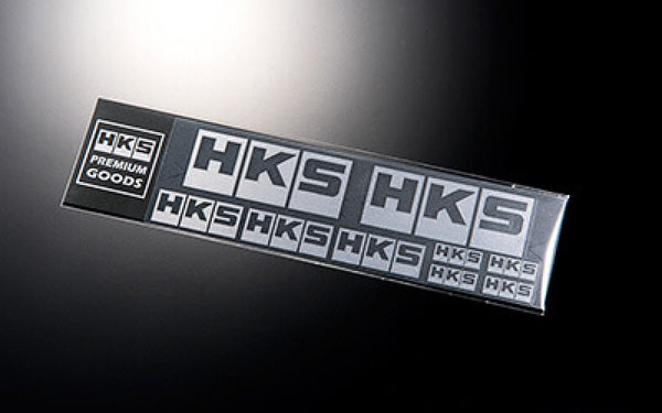 HKS Metal Logo Sticker - Premium Quality Decal