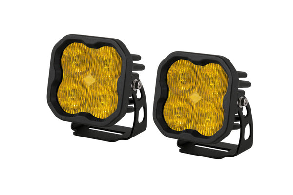 Diode Dynamics SS3 Sport ABL - Yellow SAE Fog Lights (Pair)