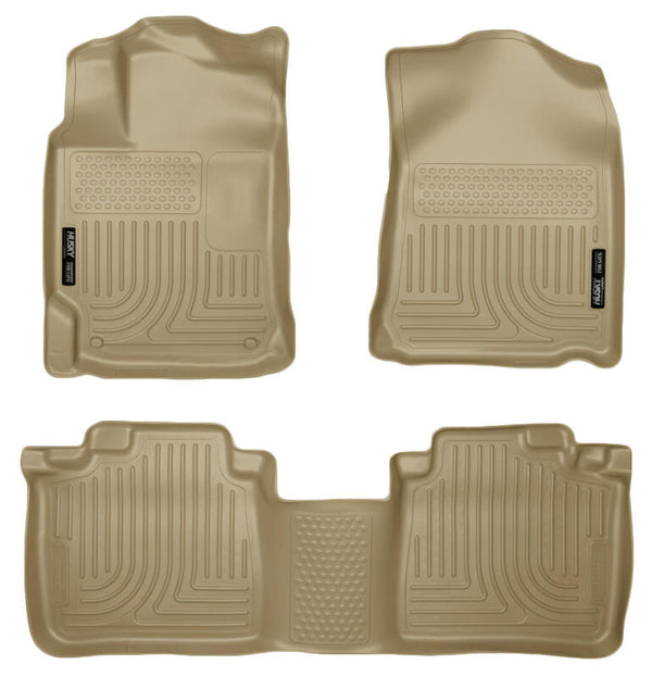 Husky Liners WeatherBeater Floor Liners for 10-13 Lexus RX350/RX450h - Tan