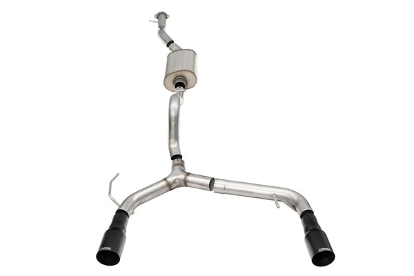 Corsa Cat-Back Exhaust for 2021-2025 Ford Bronco 2.3L 4-Door - 2.75in Dual Rear Exhaust with 4in Black Tips