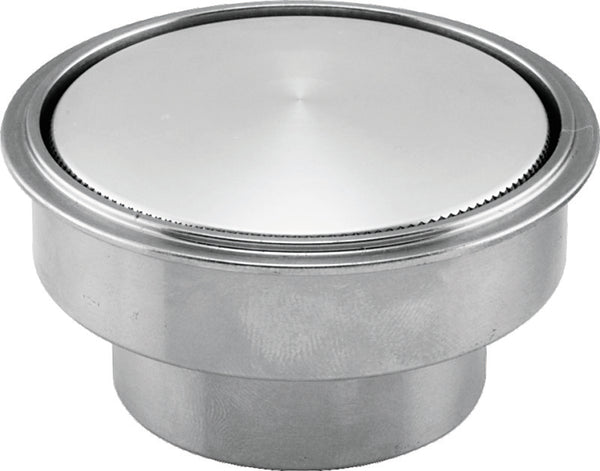 Bikers Choice Vented Raw Paintable Pop-Up Gas Cap with Weld-In Bung