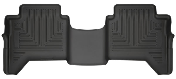 Husky Liners WeatherBeater 2nd Row Black Floor Liners for 2019 Ford Ranger SuperCrew