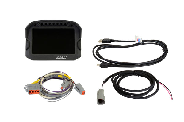 AEM CD-5 Carbon Digital Dash Display Full-Color Screen & Ultra-Bright LED Shift Lights
