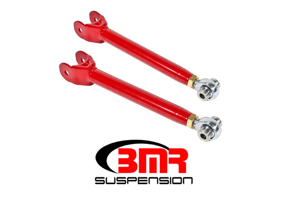 BMR 16-17 Camaro 6th Gen Lower Trailing Arms with Adjustable Rod Ends - Red