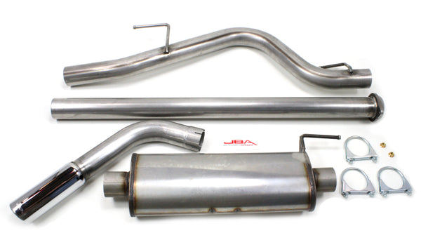 JBA Cat-Back Exhaust for 2011-2014 Ford F-150 2.7L/3.5L/5.0L - Pass Side, Single Exit, 409SS