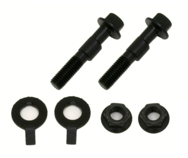 BMR Suspension Front Camber Bolts for 05-14 S197 Mustang - 2 Degree Offset - Black