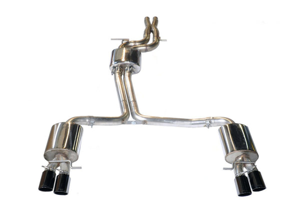 AWE Tuning Touring Edition Catback Exhaust for Audi B8.5 S5 3.0T - 102mm Diamond Black Tips
