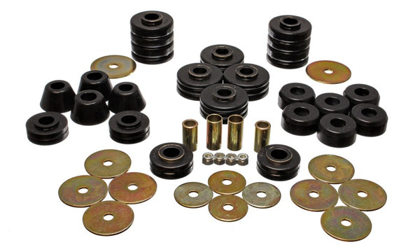 Energy Suspension Body Mount Set for 73-95 K5 Blazer - Black