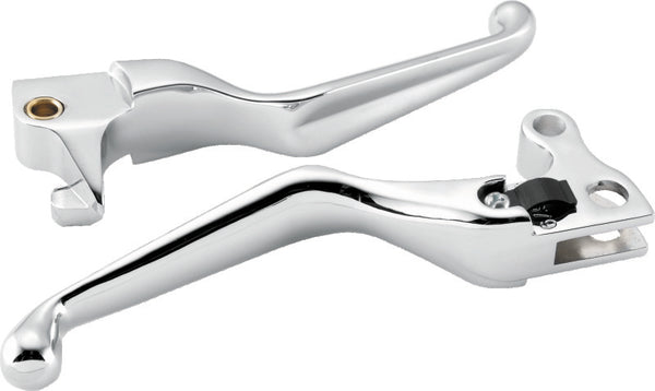 Bikers Choice Chrome Lever Set (Adjustable Clutch) for Harley-Davidson XL Series 20042013