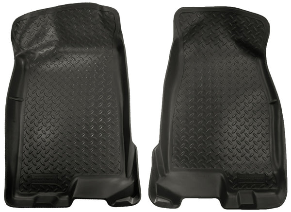 Husky Liners Black Floor Liners for 2004-2012 Chevy Colorado/GMC Canyon Crew Cab