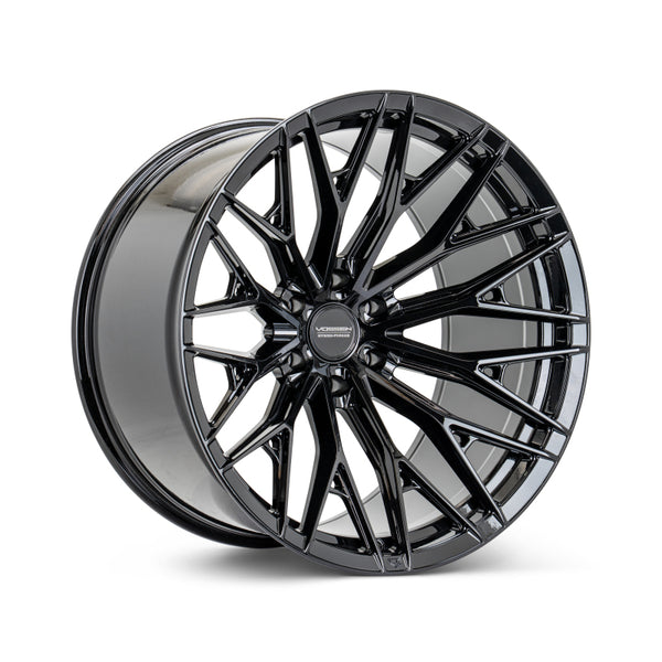 Vossen HFX-6 22x10 - 8x165.1 - ET-18 - Super Deep Face - 125.1 - Gloss Black Wheel